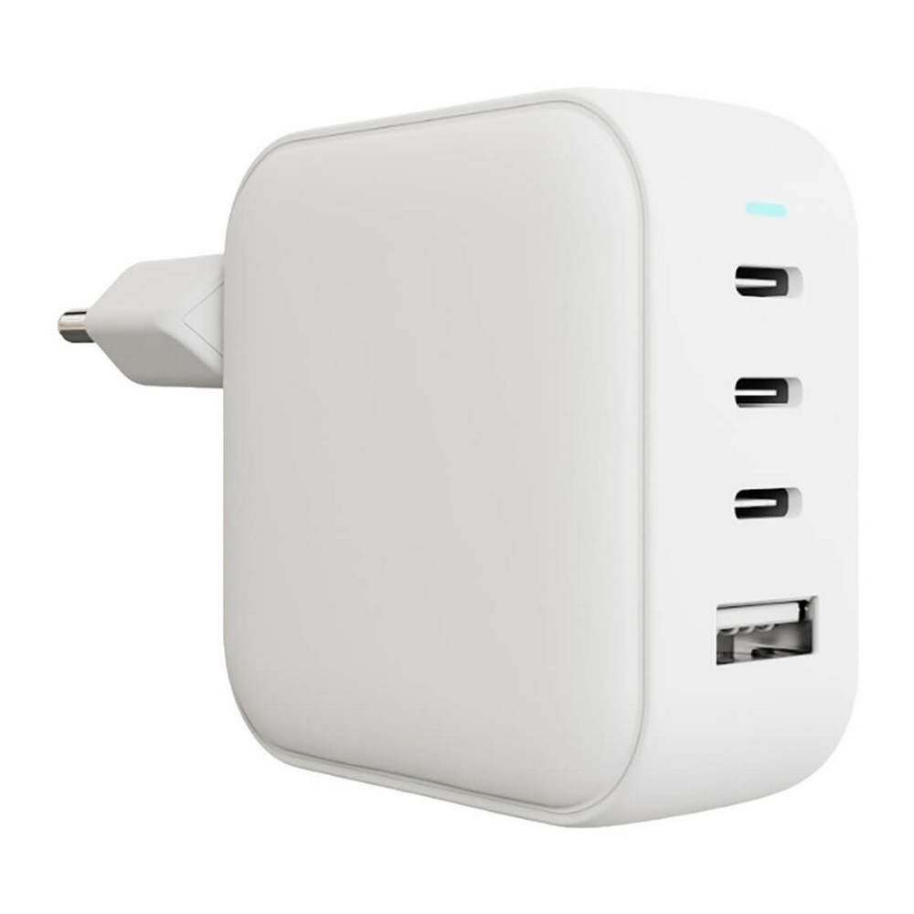 Сетевое зарядное устройство "vlp" G-Charge 100Вт 3*USB-C+USB-A, PD, QC, белый